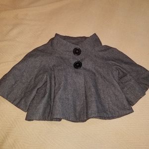 Charcoal Grey Cropped Jacket no hood